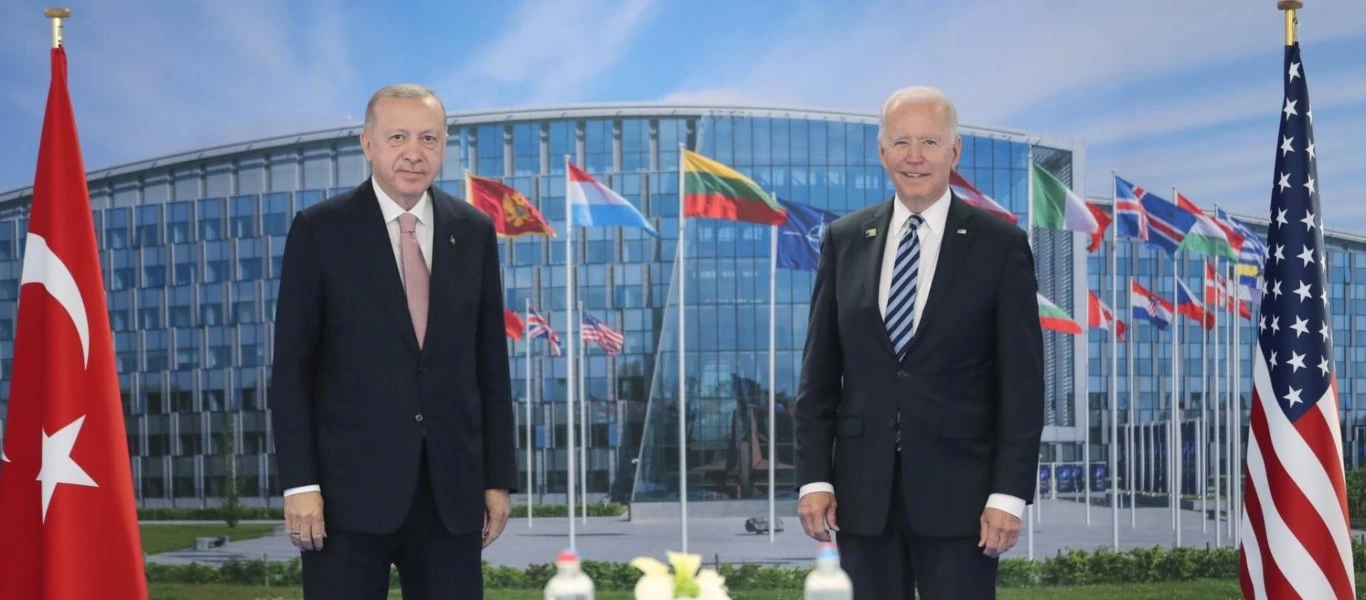 Συνάντηση Τ.Μπάιντεν με Ρ.Τ.Ερντογάν - Στο επίκεντρο η ένταση στην Ανατολική Μεσόγειο